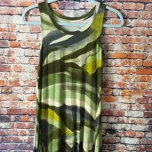 Logo Olive abstract high low tank